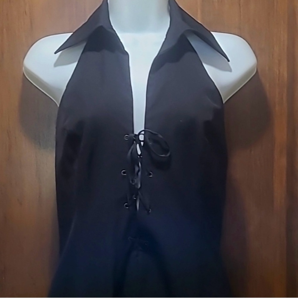 🔆SOLD🔆Lace-Up Romper By BEBE Size (M)